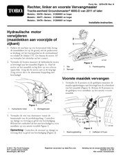 Toro Groundsmaster 4000-D Installatie-Instructies