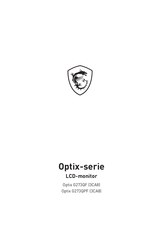 MSI Optix G273QF 3CA8 Handleiding