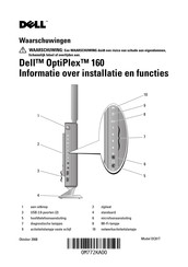 Dell OptiPlex 160 Gebruikersinformatie