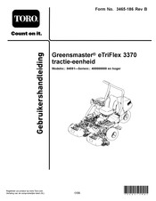 Toro Greensmaster eTriFlex 3370 Gebruikershandleiding