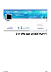 Samsung SyncMaster 957DF Gebruikershandleiding