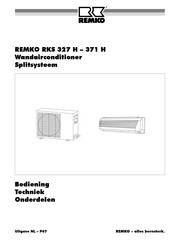 REMKO RKS 371 H Bedieningshandleiding