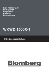 Blomberg WKWD 1500X-1 Handleiding