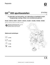 Graco 16U287 Bediening, Onderdelen, Reparatie