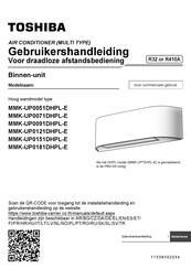 Toshiba MMK-UP0181DHPL-E Gebruikershandleiding