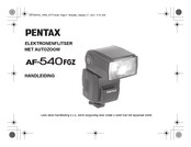 Pentax AF-540 FGZ Handleiding