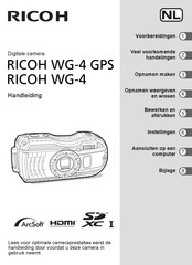 Ricoh WG-4 GPS Handleiding