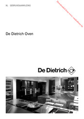 De Dietrich DME1140X Gebruiksaanwijzing