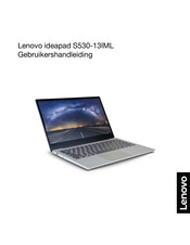 Lenovo ideapad S530-13IML Gebruikershandleiding