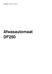 Gaggenau DF250 Gebruiksaanwijzing