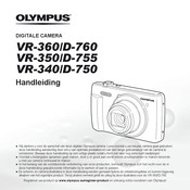 Olympus VR-340/D-750 Handleiding