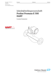 Endress+Hauser Proline Promass E 300 HART Bedieningsvoorschrift