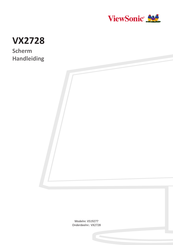 ViewSonic VX2728 Handleiding