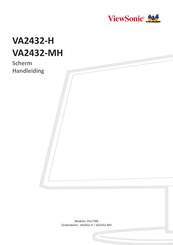 ViewSonic VA2432-MH Handleiding