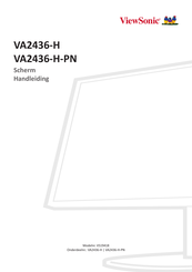 ViewSonic VA2436-H-PN Handleiding