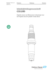 Endress+Hauser CCS120D Bedieningsvoorschrift