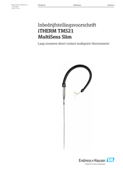 Endress+Hauser iTHERM TMS21 MultiSens Slim Bedieningsvoorschrift