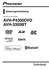 Pioneer AVH-P4300DVD Bedieningshandleiding