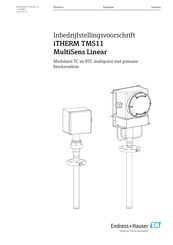 Endress+Hauser iTHERM TMS11 MultiSens Linear Bedieningsvoorschrift