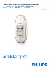 Philips MT3120 Snelstartgids