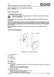 Jung FM 5232 Series Bedieningshandleiding
