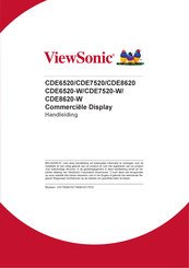 ViewSonic CDE6520 Handleiding