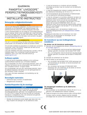 Garmin PANOPTIX LIVESCOPE Installatie-Instructies