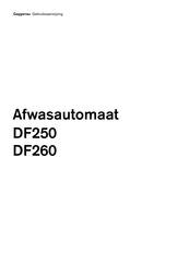 Gaggenau DF250 Gebruiksaanwijzing