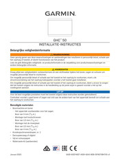 Garmin GHC 50 Installatie-Instructies