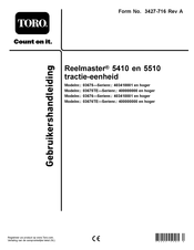 Toro Reelmaster 5510 Series Gebruikershandleiding