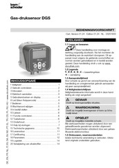 Krom Schroeder DGS Bedieningsvoorschrift