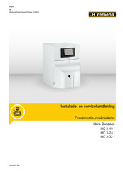 REMEHA Hera HC 3-24 I Installatie- En Servicehandleiding