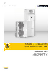 REMEHA Hera 200 BSL Hybrid 8MR-2 Installatie- En Servicehandleiding