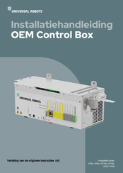 Universal Robots OEM Control Box Installatiehandleiding