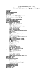 FUTABA 6EX-2 Handleiding