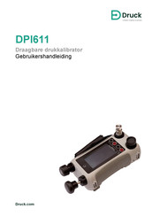 Baker Hughes Druck DPI611 Gebruikershandleiding