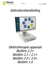 Mazet Sante BioStim 2.1 Gebruikershandleiding