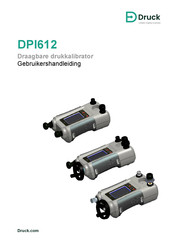 Baker Hughes Druck DPI612 Gebruikershandleiding