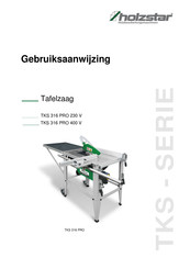 holzstar TKS 316 PRO 230 V Gebruiksaanwijzing