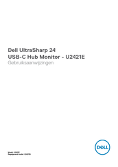 Dell UltraSharp 24 Gebruiksaanwijzingen