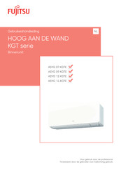 Fujitsu KGT Series Gebruikershandleiding