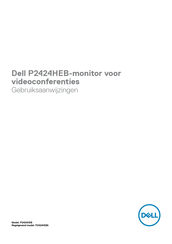 Dell P2424HEBt Gebruiksaanwijzingen