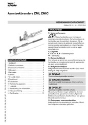 Kromschroeder ZMI 16 Bedieningsvoorschrift