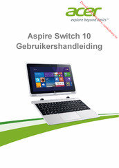 Acer Aspire Switch 10 Gebruikershandleiding