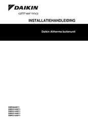 Daikin Altherma EMRQ12ABY1 Installatiehandleiding