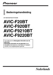 Pioneer AVIC-F920BT Bedieningshandleiding