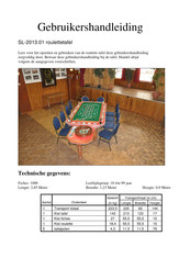 Withagen-Attractieverhuur SL-2013.01 roulettetafel Gebruikershandleiding