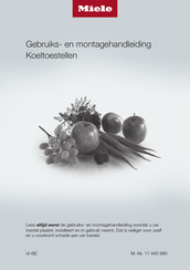 Miele K 35273 iD Gebruiks- En Montagehandleiding
