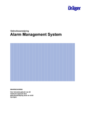 Dräger Alarm Management System Gebruiksaanwijzing