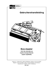 HERDER Eco-maaier 225 Gebruikershandleiding